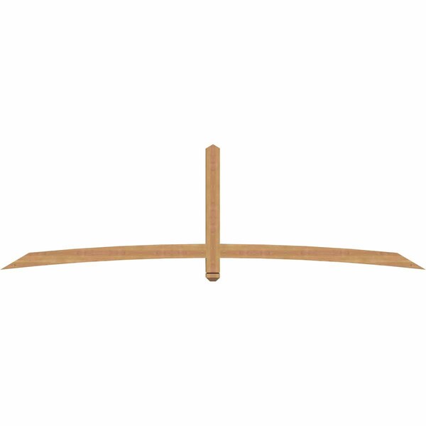 Ekena Millwork Bellingham Timber Gable Bracket, Western Red Cedar, 108"W x 31 1/2"H x 3 1/2"D x 3 1/2"F, 7/12 Pitch GBW108X31X0404BEL00SWR - main